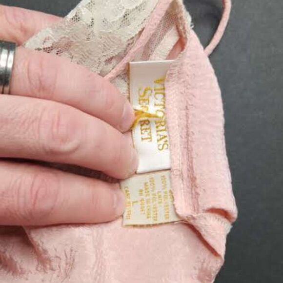 Vintage Victoria's Secret Gold Label Laced Bodysuit Lingerie Sleepwear Large - Picture 6 of 6